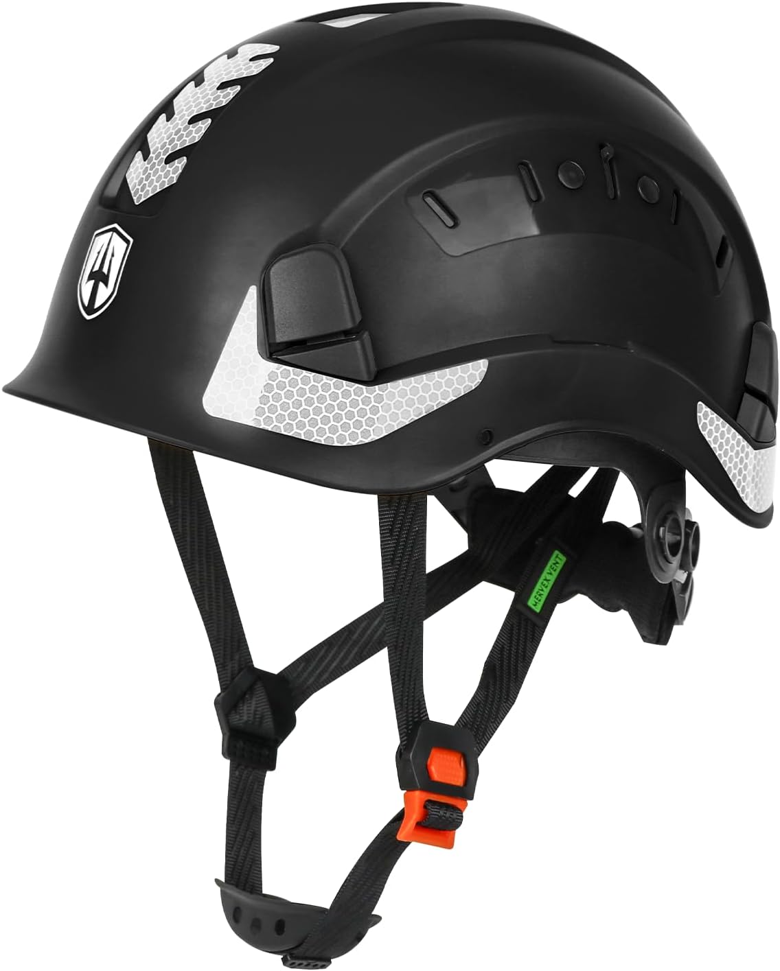 GREEN DEVIL Vented ABS Hard Hat Safety Helmet - ANSI Z89.1 Certified, Hi-Viz, 6-Point Suspension for Construction Workers Men Women