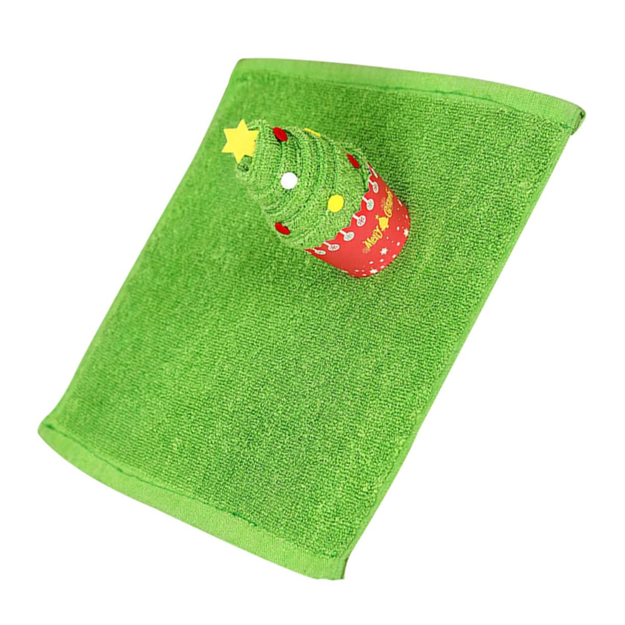Toallas navideñas de mano para decorar tu baño y cocina en estas fiestas navideñas