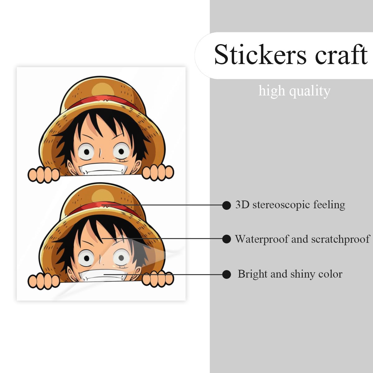 Amazon.co.jp: ワンピース ONE PIECE ルフィ ステッカーセット 