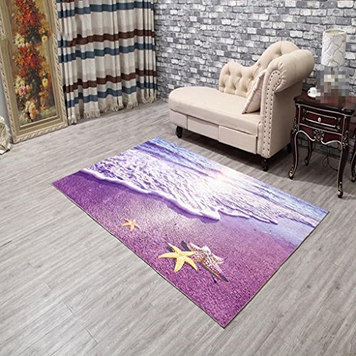 FUHOAHDD 3D carpet door mat, living room door mat, non-slip mats, 6