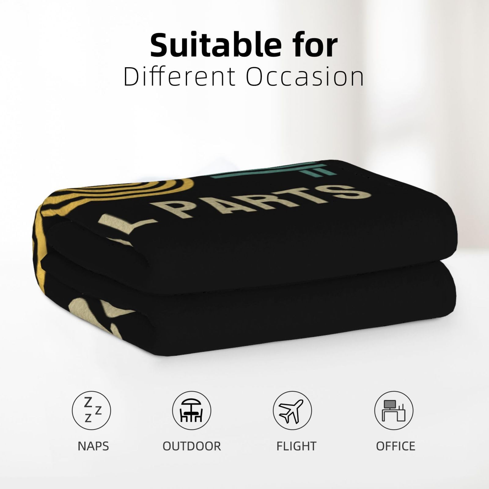 Amazon.com: Vintage 1984 Original Parts Throw Blanket Lightweight