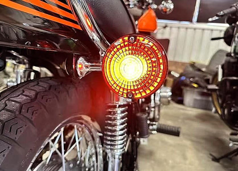 Amazon | Z1 Z2 FXレンズカット ウィンカーレンズ スモーク 4個 / Z650