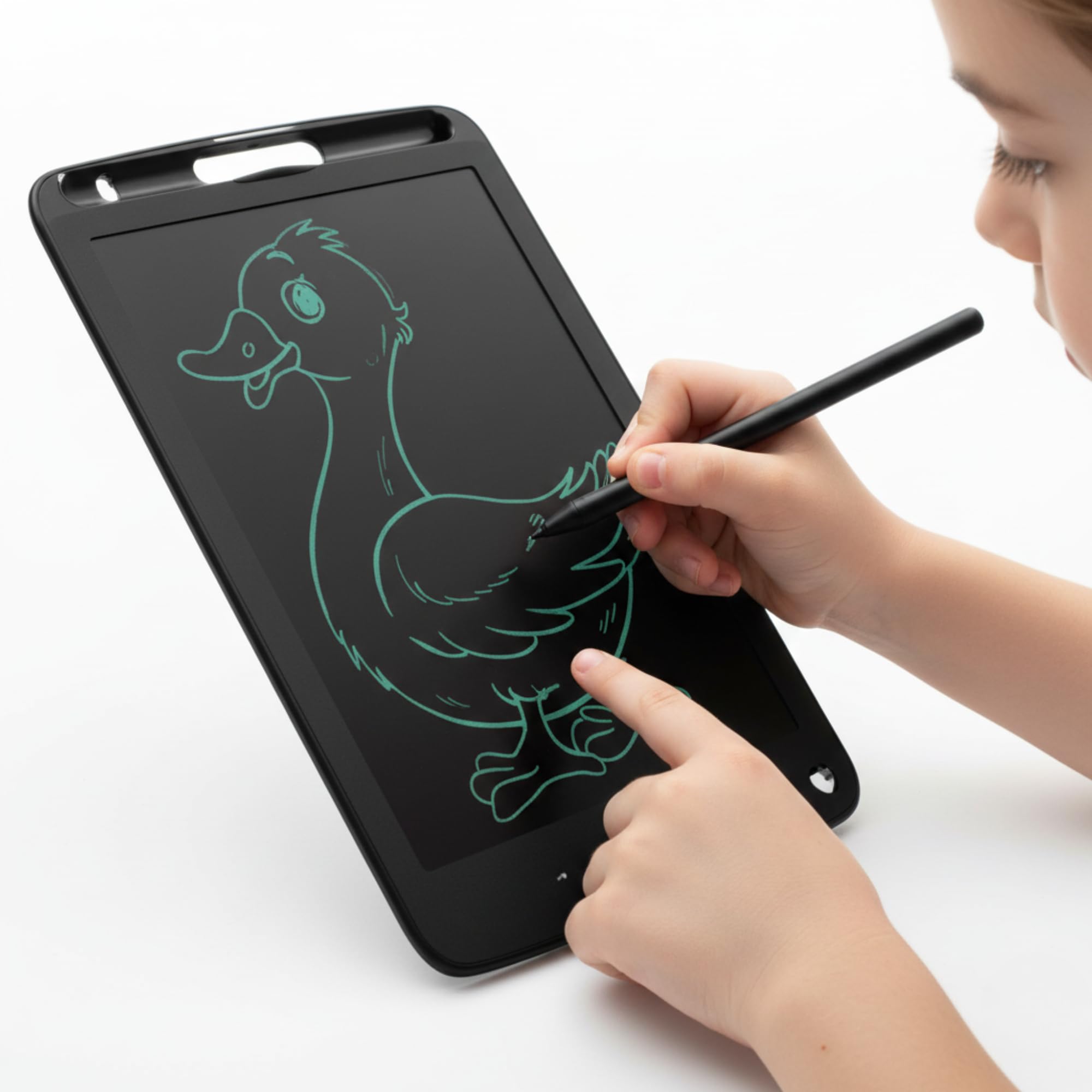 Drumstone (3 Year Warranty) Writing Tablet LCD Digital Drawing Pad for Kids and Adults, Reusable E-Writer Board with Stylus, Erase Button, Lightweight Portable Screen-image-26