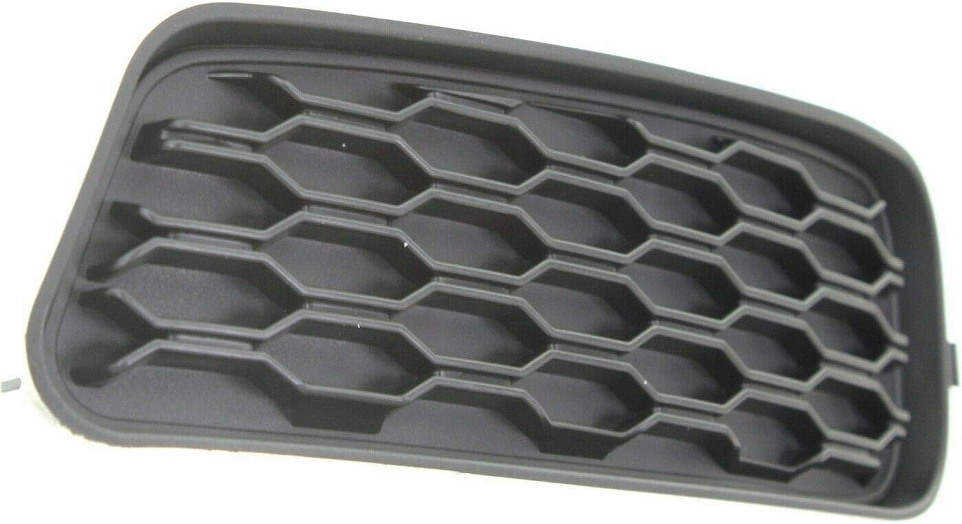 DAT AUTO PARTS Front Left Driver Side Bumper Fog Light Cover Lamp Hole Grille Molding Trim Replacement For 2011-2014 Dodge Avenger Black Textured Plastic CH1038122 68081997AA