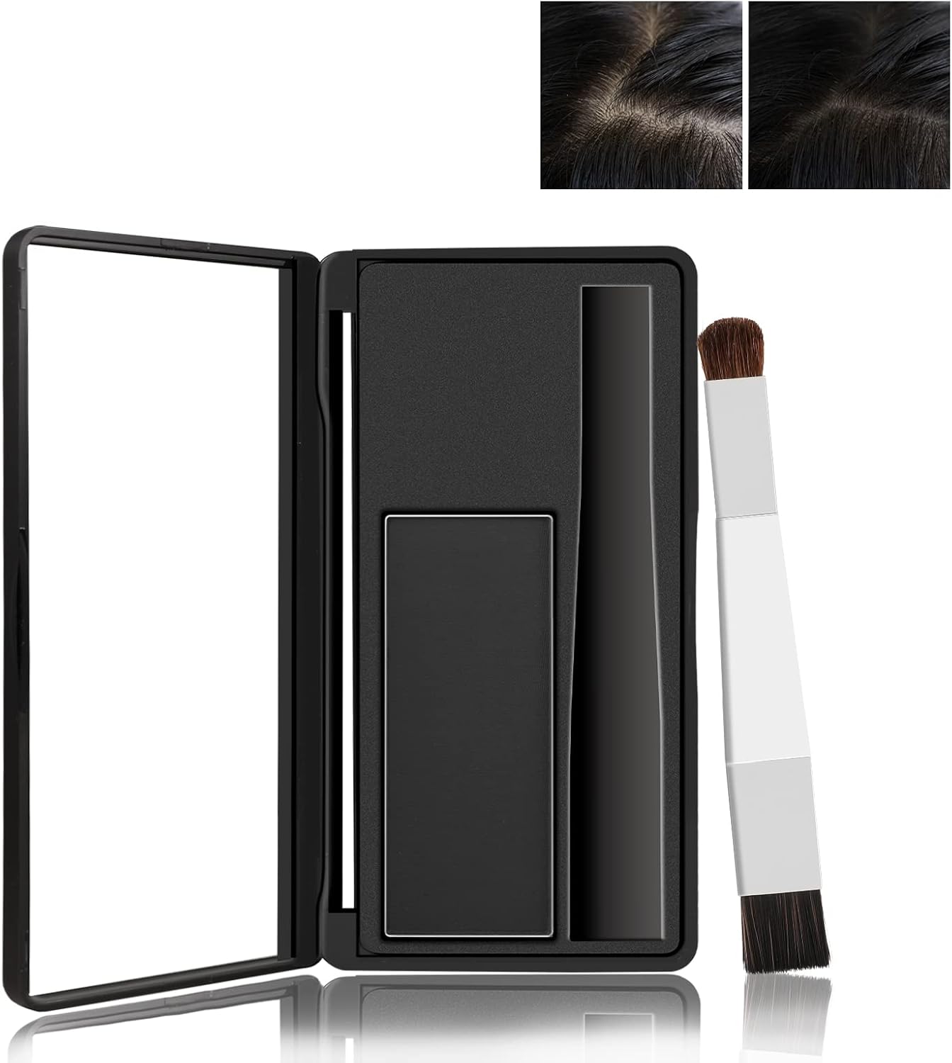 Boobeen Multi-purpose Hairline Shade Powder Set, Root Touch Up Powder, Temporary Concealer Palette with Makeup Brush, Directly Cover Hair Color Boobeen Multi-purpose Hairline Shade Powder Set, Root Touch Up Powder, Temporary Concealer Palette with Makeup Brush, Directly Cover Hair Color