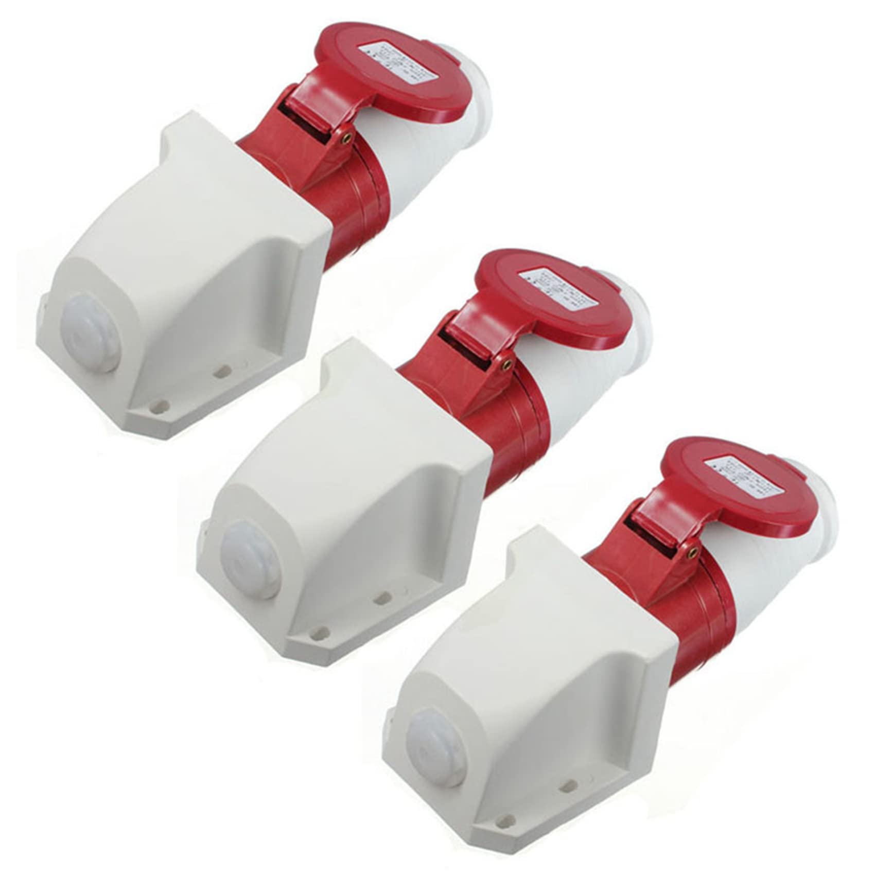 16A 5 Broches Fiche & Douille IP44 3 Phase 380-415V 3P + N + Terre