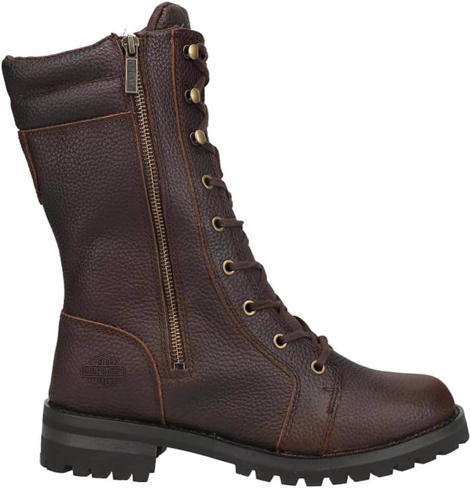 Harley-Davidson Women's Nolana 9-Inch Black or Brown Motorcycle Boots, D84768, D84769