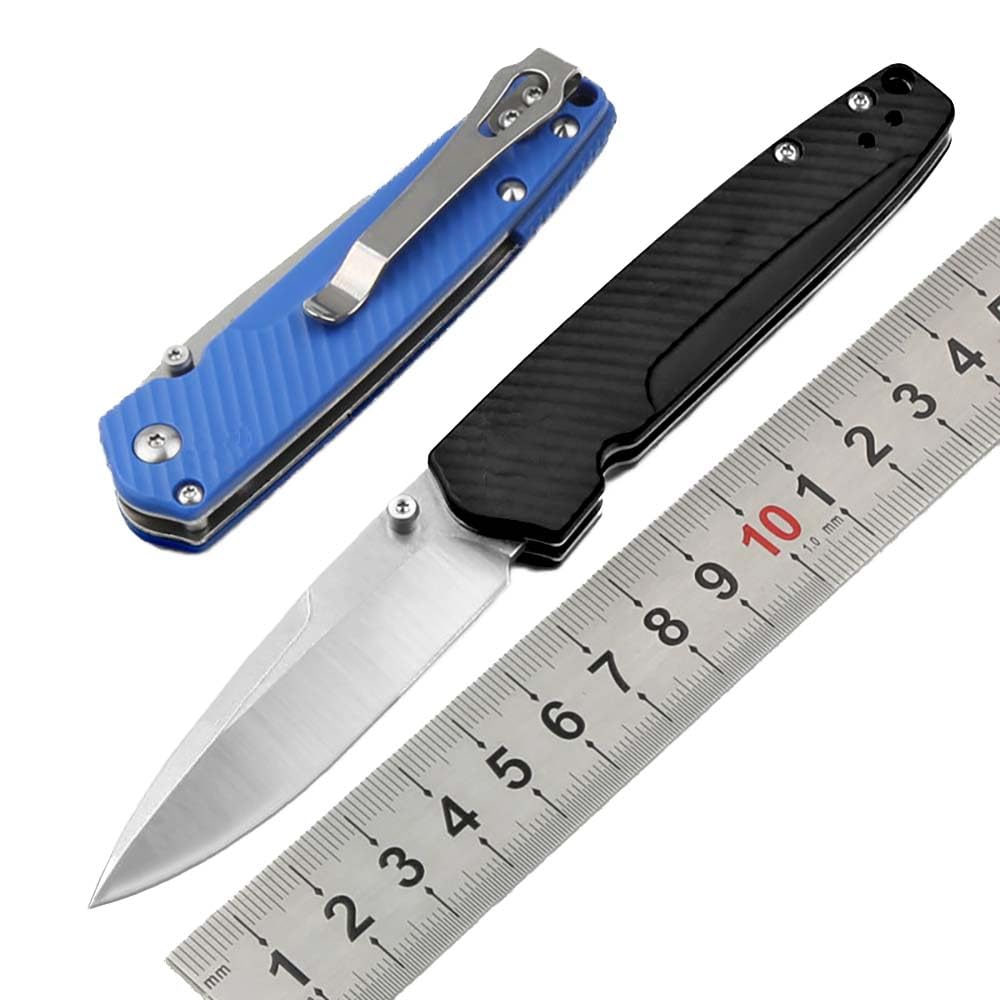 Couteau de poche D2 et G10 pliable et léger pour le camping