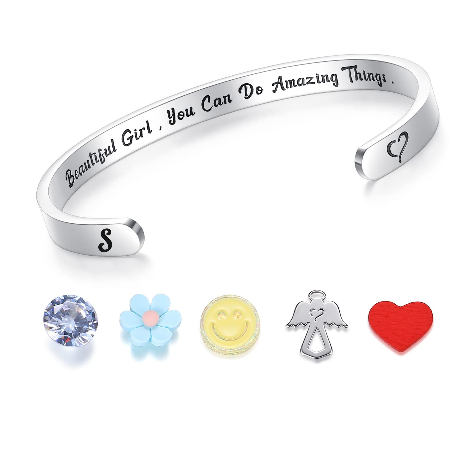 SAM &amp; LORI Personal Bracelets for Teen Girls/Women - Meaningful Jewelry Gifts (Various Designs) for Best Friend/Daughter/Granddaughter/Niece/Sister/Mom/Aunt