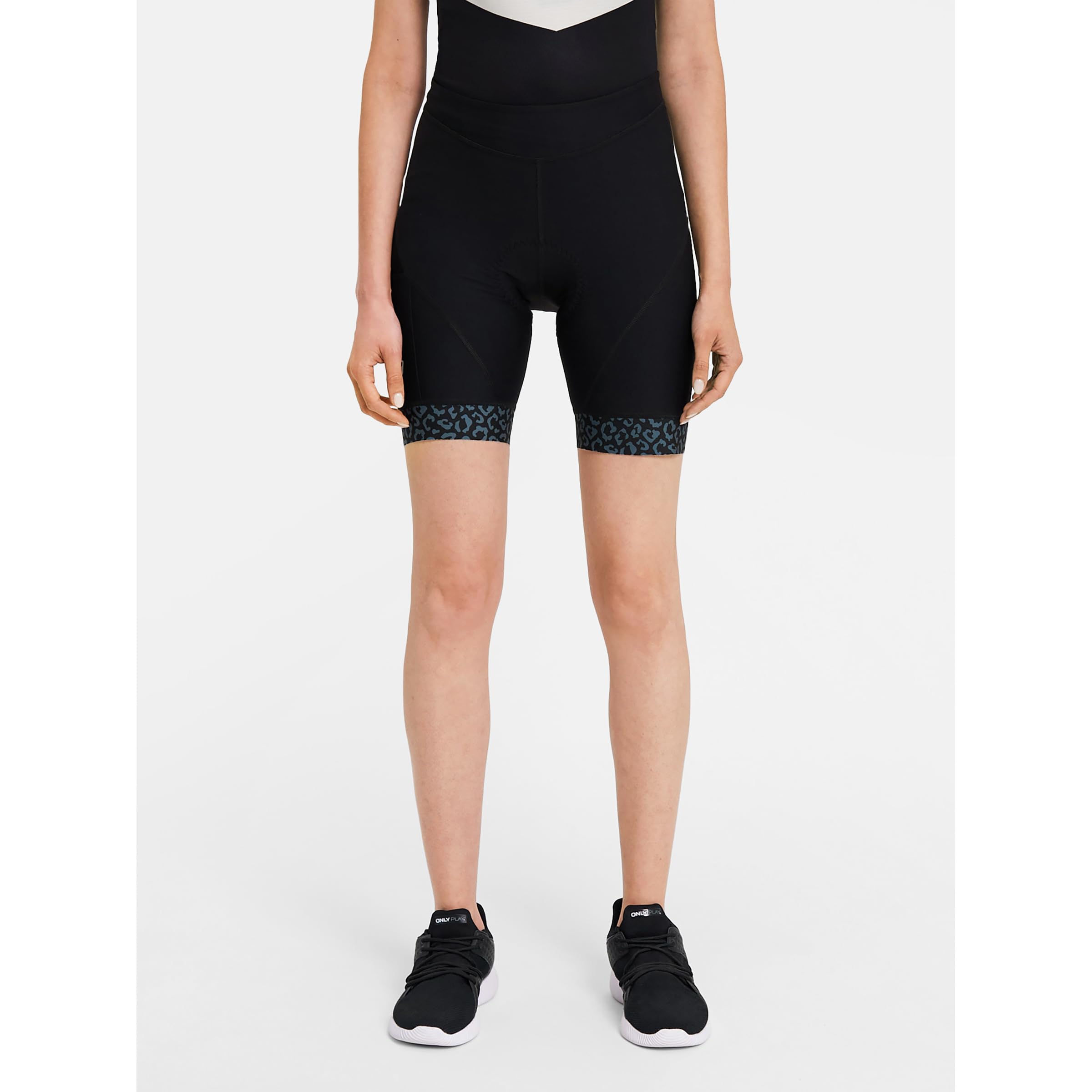 Ziener Damskie legginsy rowerowe z podkładką X-Memory Pad – rower wyścigowy/górski Nasara-z