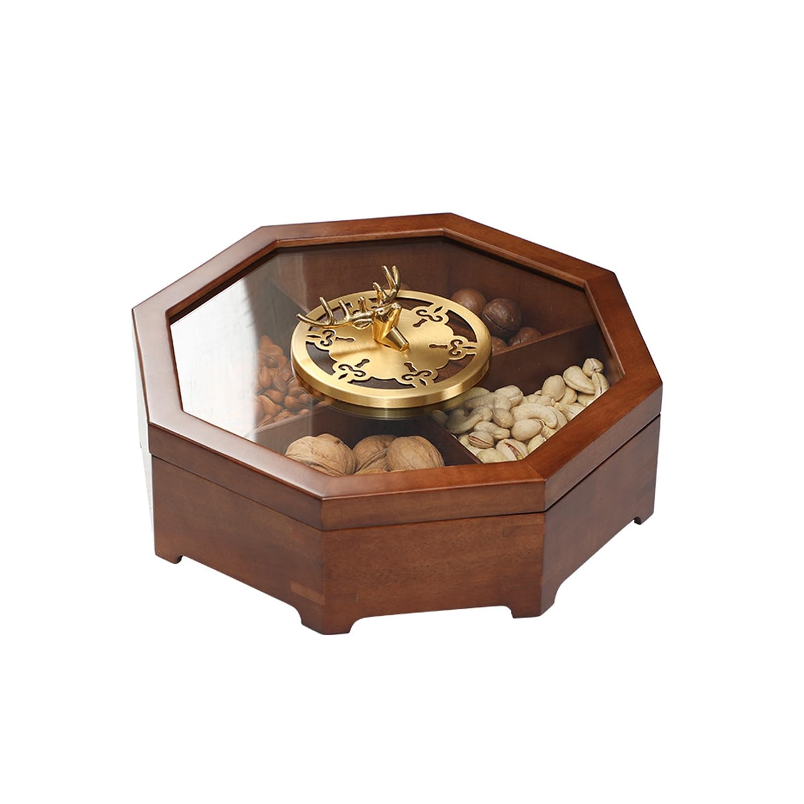 ROHCGHC snack tray， Multifunctional Party Snack Tray, Food Server Multi Compartments Serving for Candy and Snacks, Nuts