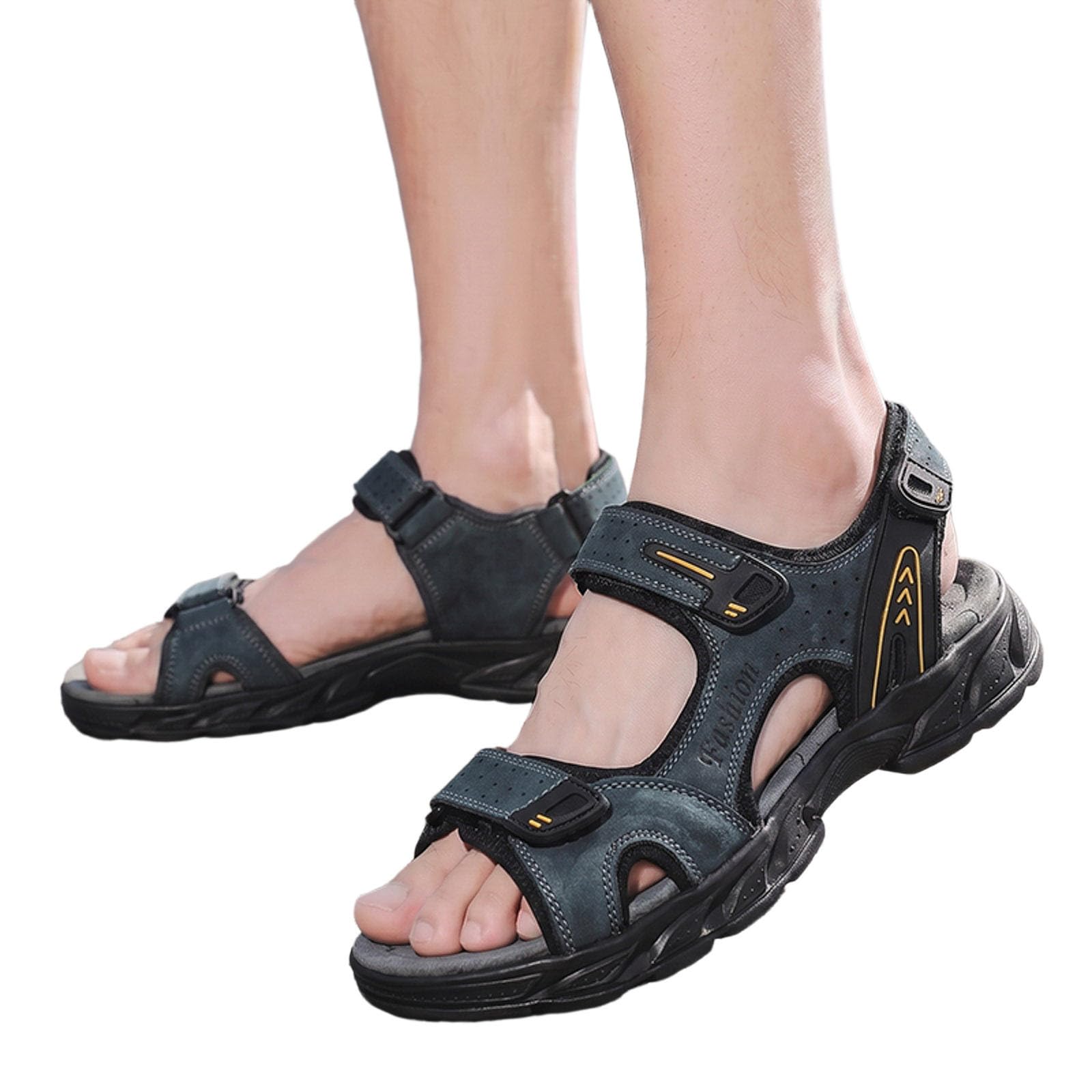 Chanclas Ligeras de Verano para Hombre, Sandalias de Confort Diario para Playa, Calzado de Ocio Transpirable, Zapatillas de Descanso con Ergonómica