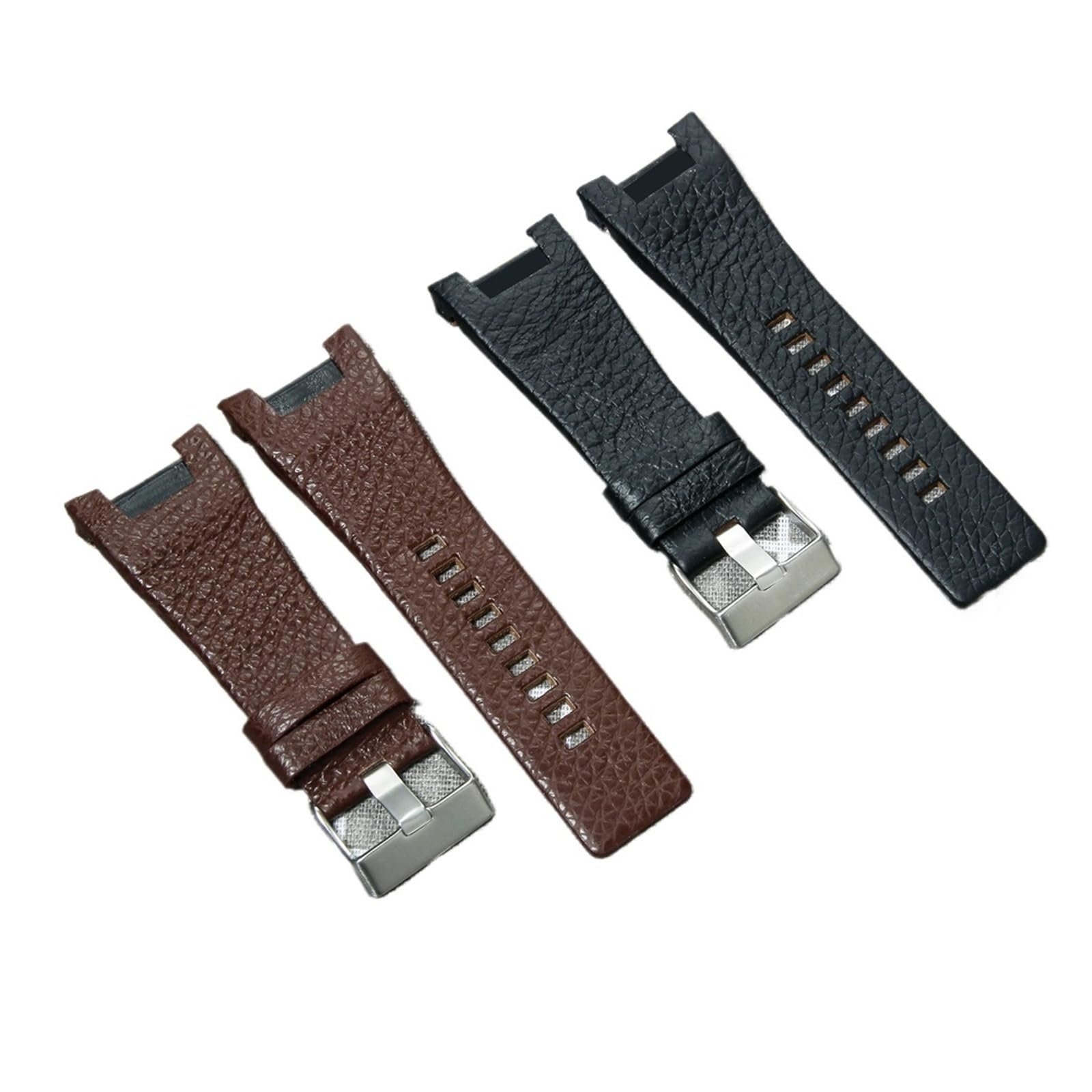 Genérico NASUNJIA Correa De Cuero Genuino 32 Mm Compatible Con Relojes Diesel For Los Modelos DZ1216, DZ1273, DZ4246, DZ4247 Y DZ287