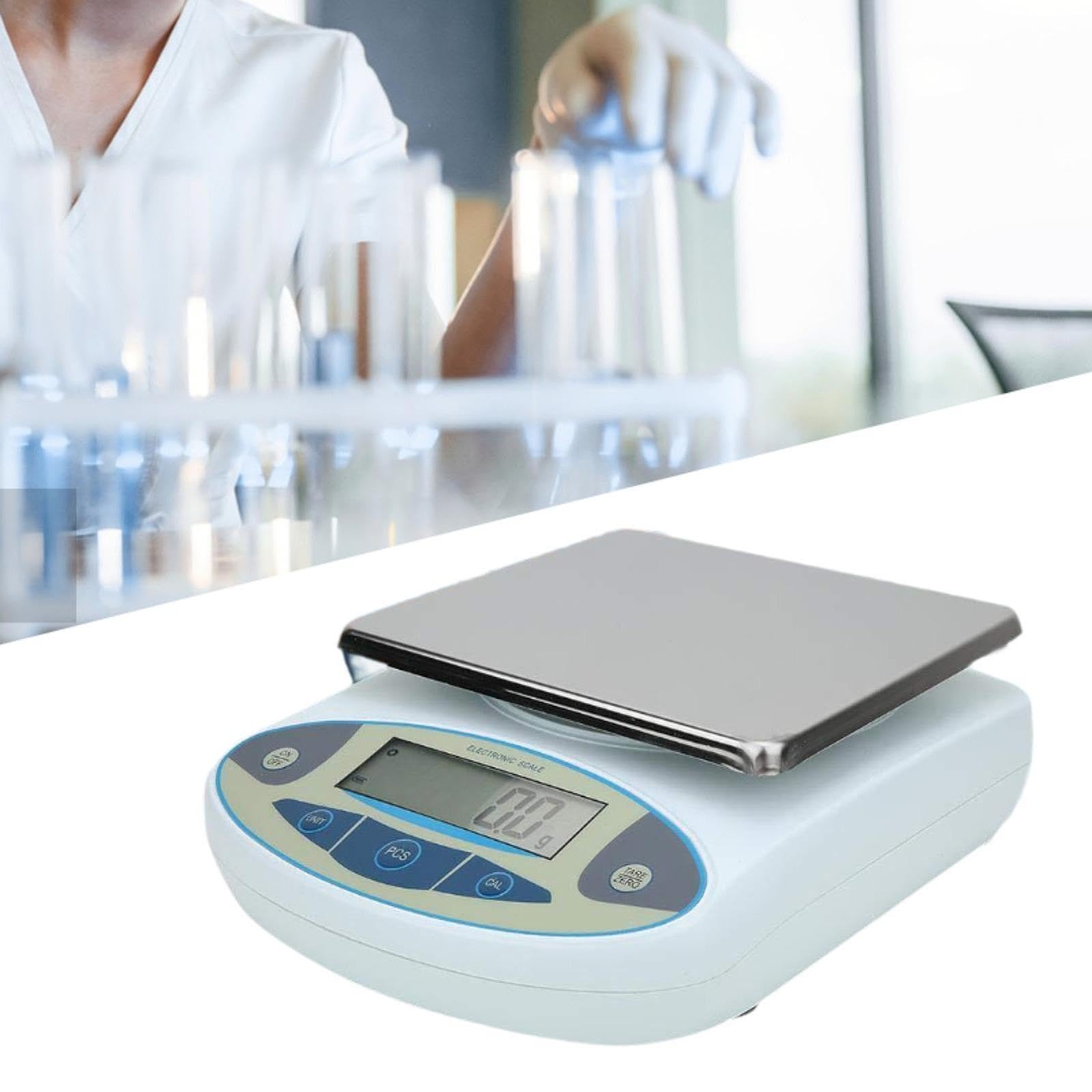 Bilancia elettronica da laboratorio UE 220V Strumento di pesatura ad alta affidabilità Versatile in acciaio inossidabile Professionale per uso