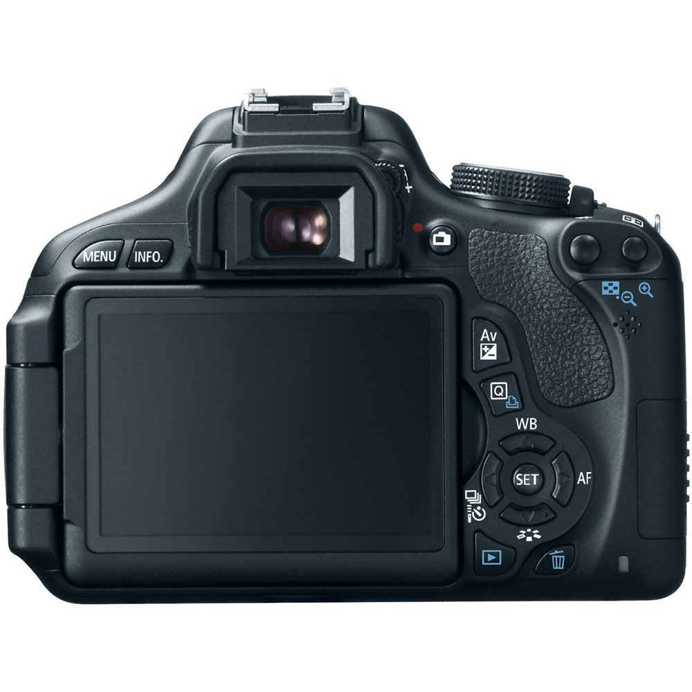Canon EOS Rebel T3i 18 MP CMOS APS-C Sensor DIGIC 4 Processador de