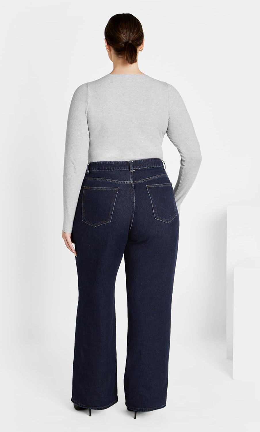 City Chic Womens Jean - JoJo Straight - Image 3