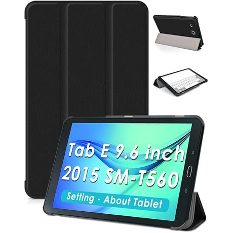 DETUOSI Slim Case Compatible with Samsung Galaxy Tab E 9.6" Tablet