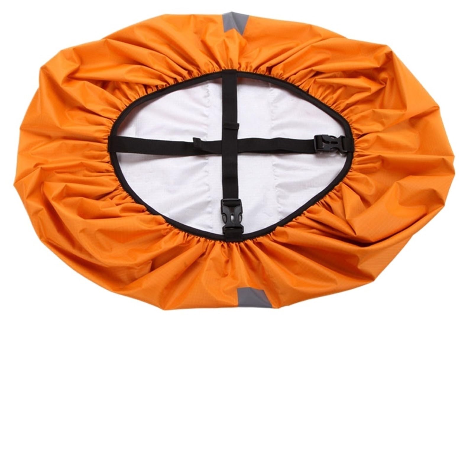 2 Fundas Reflectantes for Mochila de 20, 35, 45 y 60 litros for Acampar al Aire Libre, Senderismo Escalada Funda Impermeable para Mochila(30-40L,Type B-Orange)