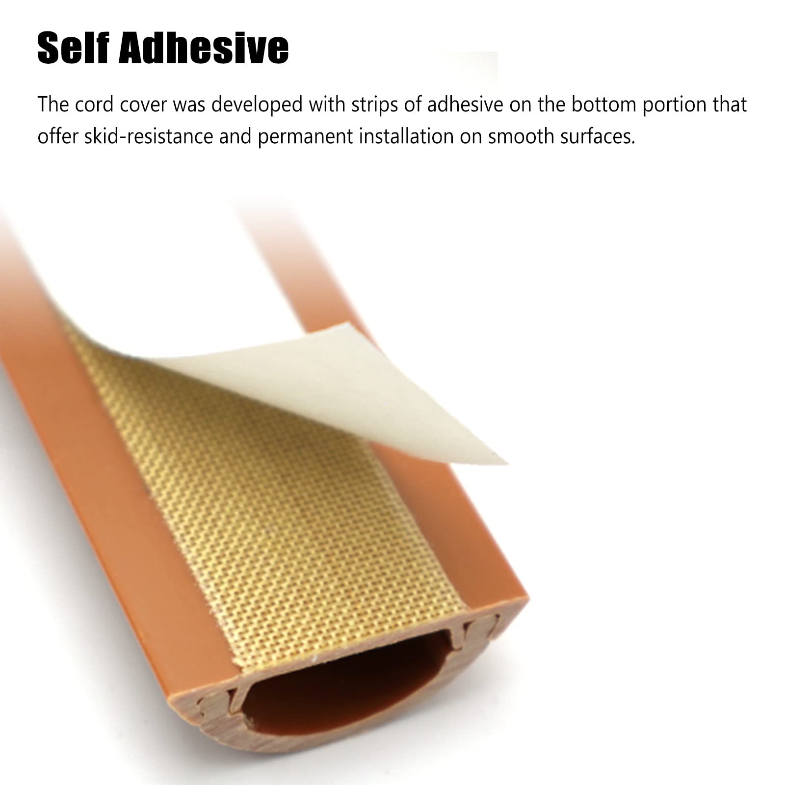 Cavo Raceway TV Copertura Cavo Estensione Cavo Correttore Sistema per Parete/Soffitto/Pavimento PVC Effetto Legno Gestione Nascondi Fili Stile 6 3 Dimensioni Cavo