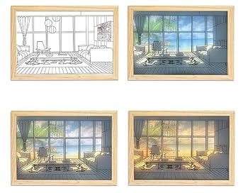 Amazon.co.jp : Vukayo 絵画 インテリア 絵 フォトフレーム 風水