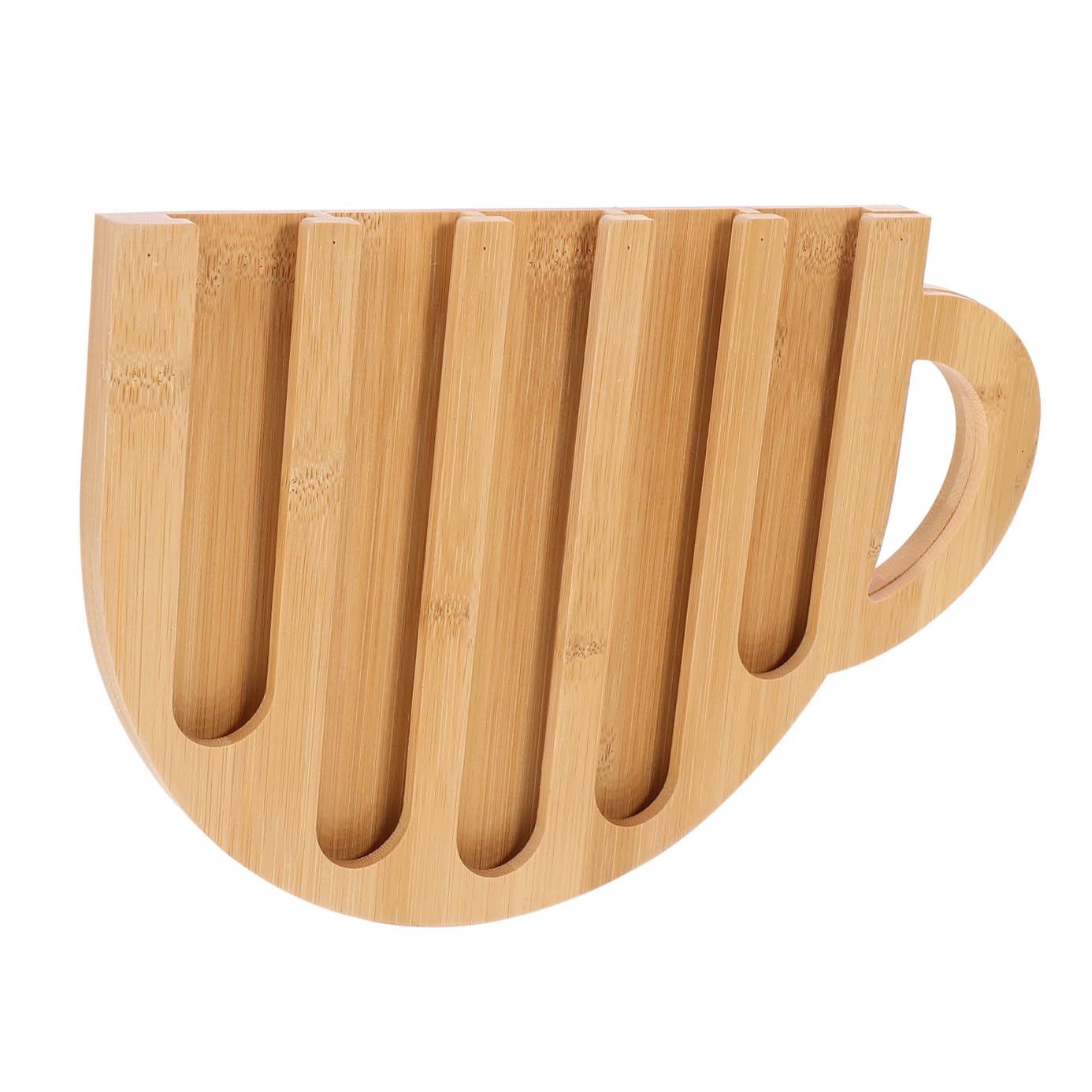 Support de capsules de café en bois beige robuste et gain de place SHOWERORO pour maison