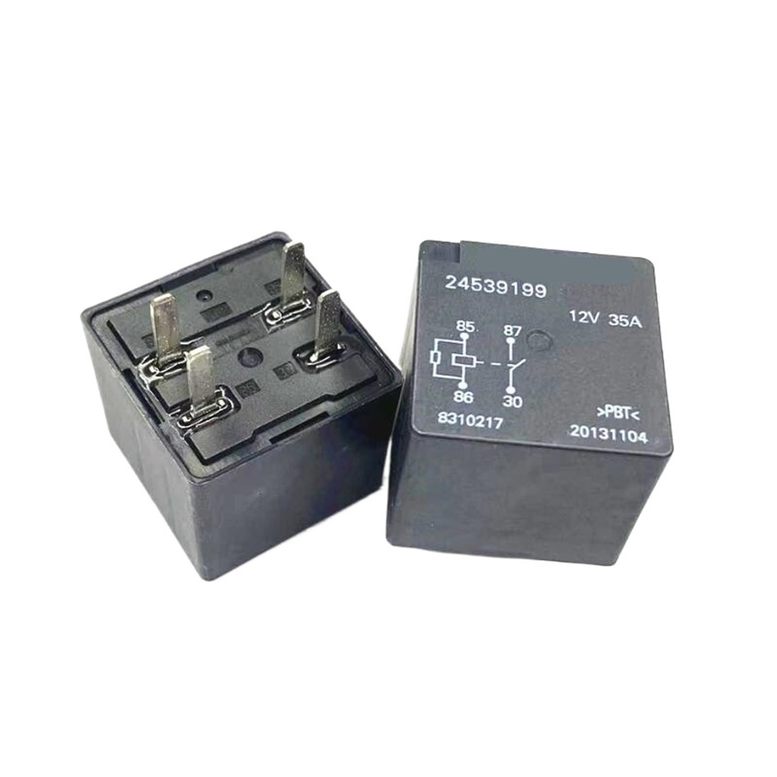 Relais 12V CC 35A commutateur automobile 4 broches référence 24539199 pour ventilateur