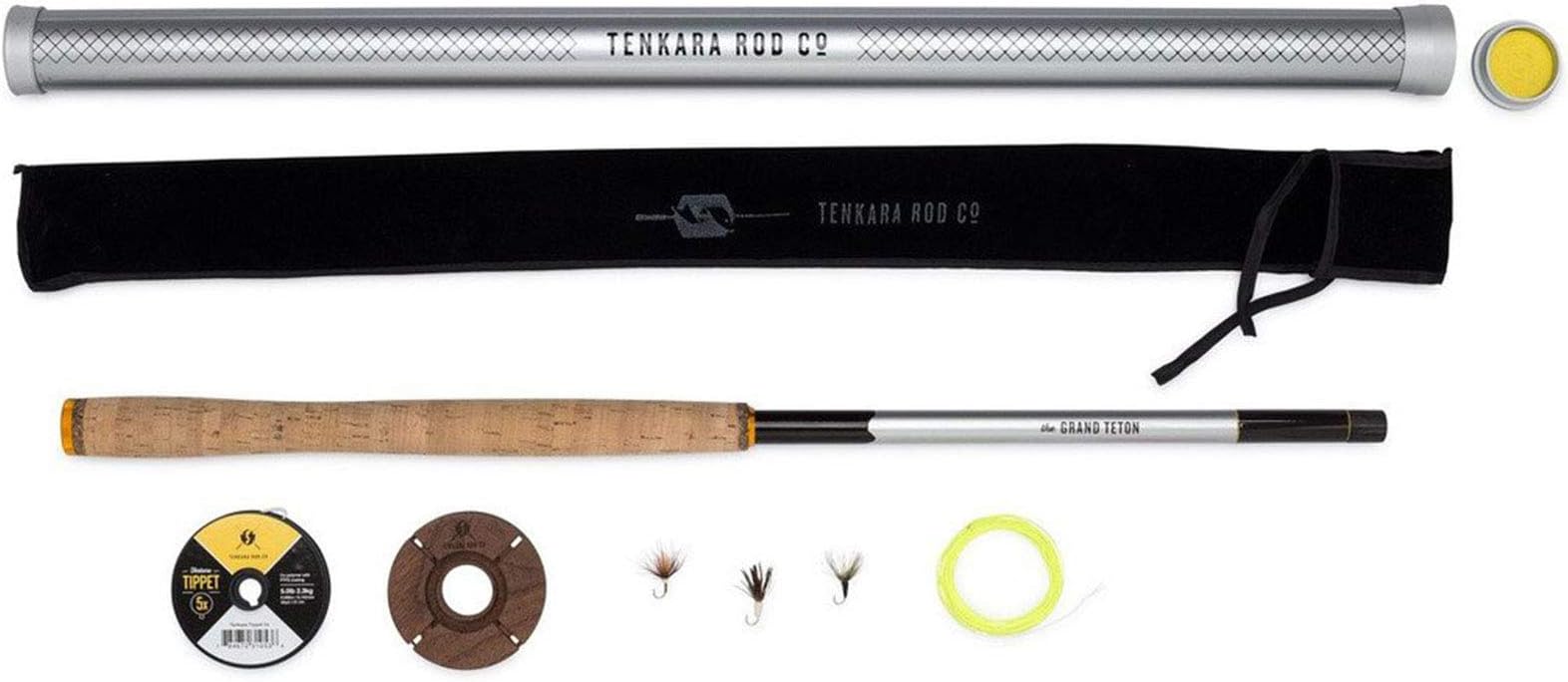 Tenkara Rod CO The Grand Teton Pkg (GTPACK), Black