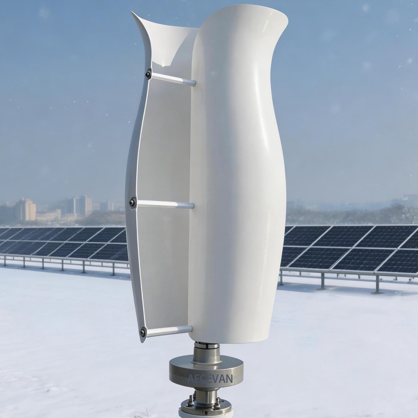 8000W Haushalt Windkraftanlage, 12V-220V Vertikal Magnetische Levitation kein Lärm Home Windkraftanlage mit Controller für Wohnmobile, Heimgebrauch, Garten Boote