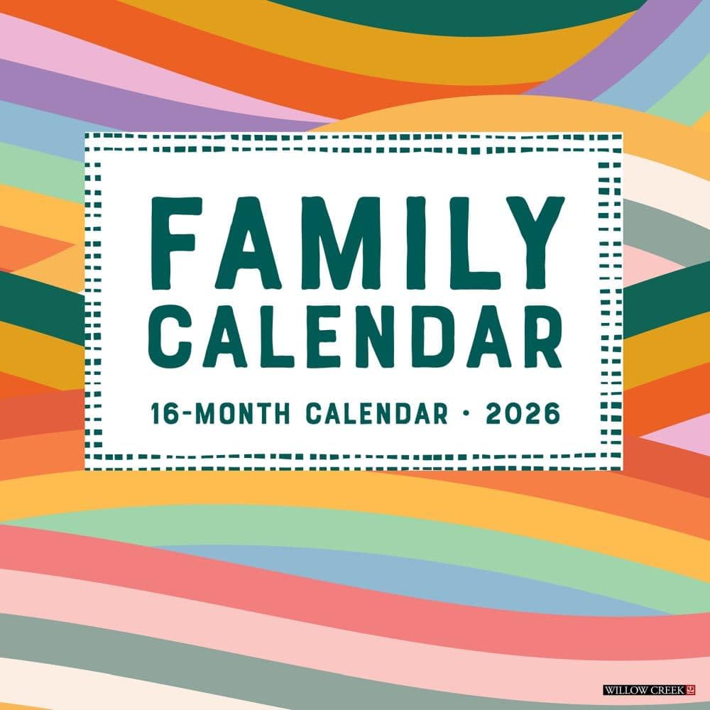 Family Planner Calendar 2026 Wall Calendar