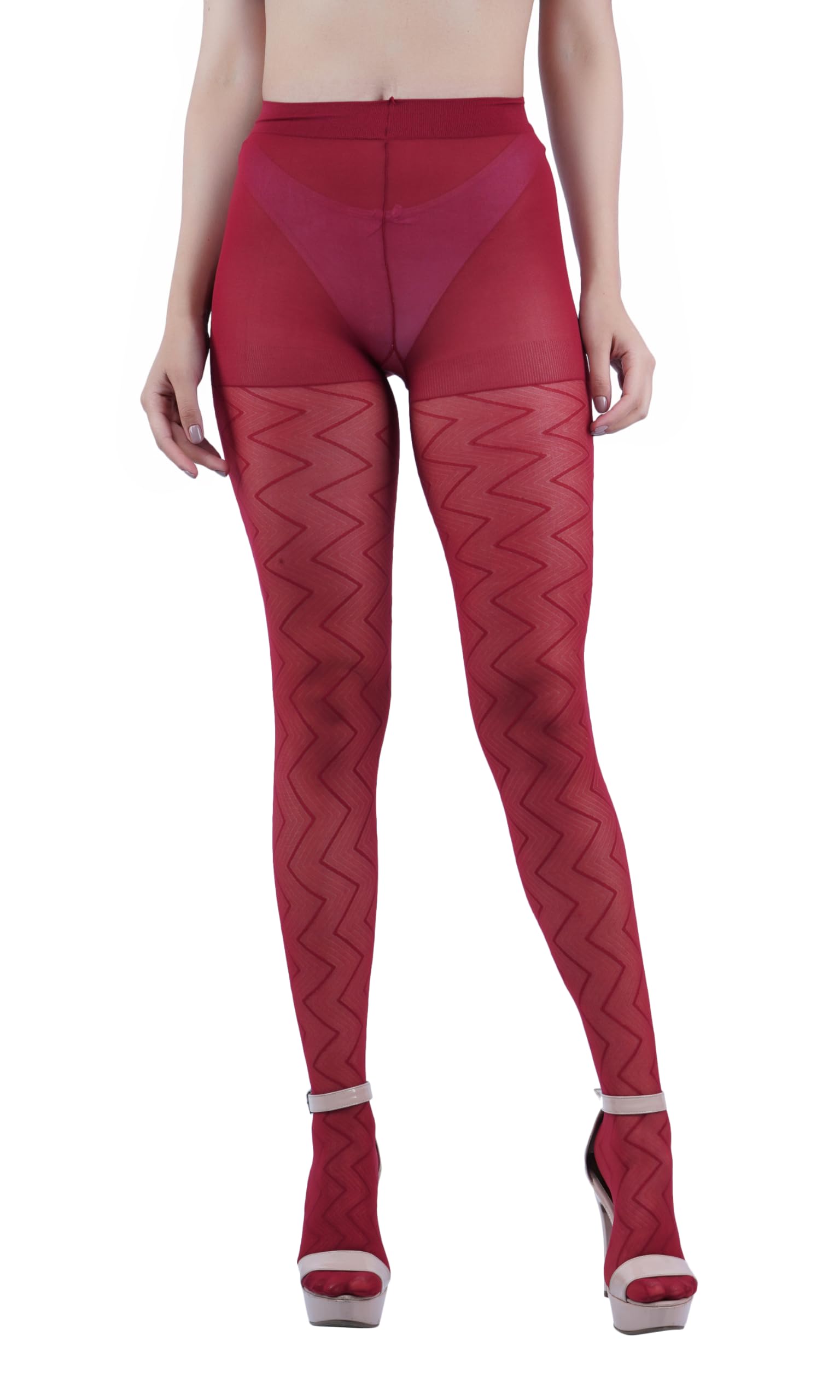 Women's Criss Cross Ultra Sheer Pantyhose with Top Control & Lightweight Comfort, Elegant for a Stylish Look (Black, 1 Pair)