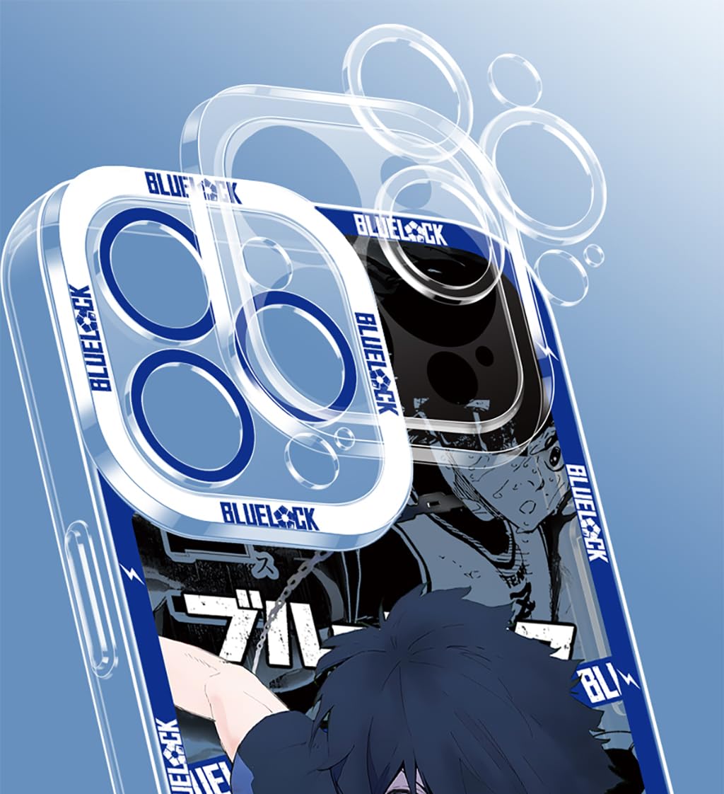 Amazon.com: SodaMeow Blue Lock Phone Case Compatible with