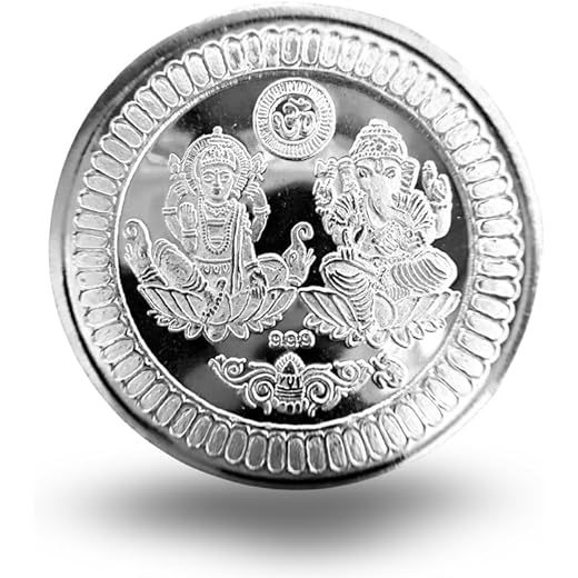 5g Silver Coin - Laxmi Ganesh