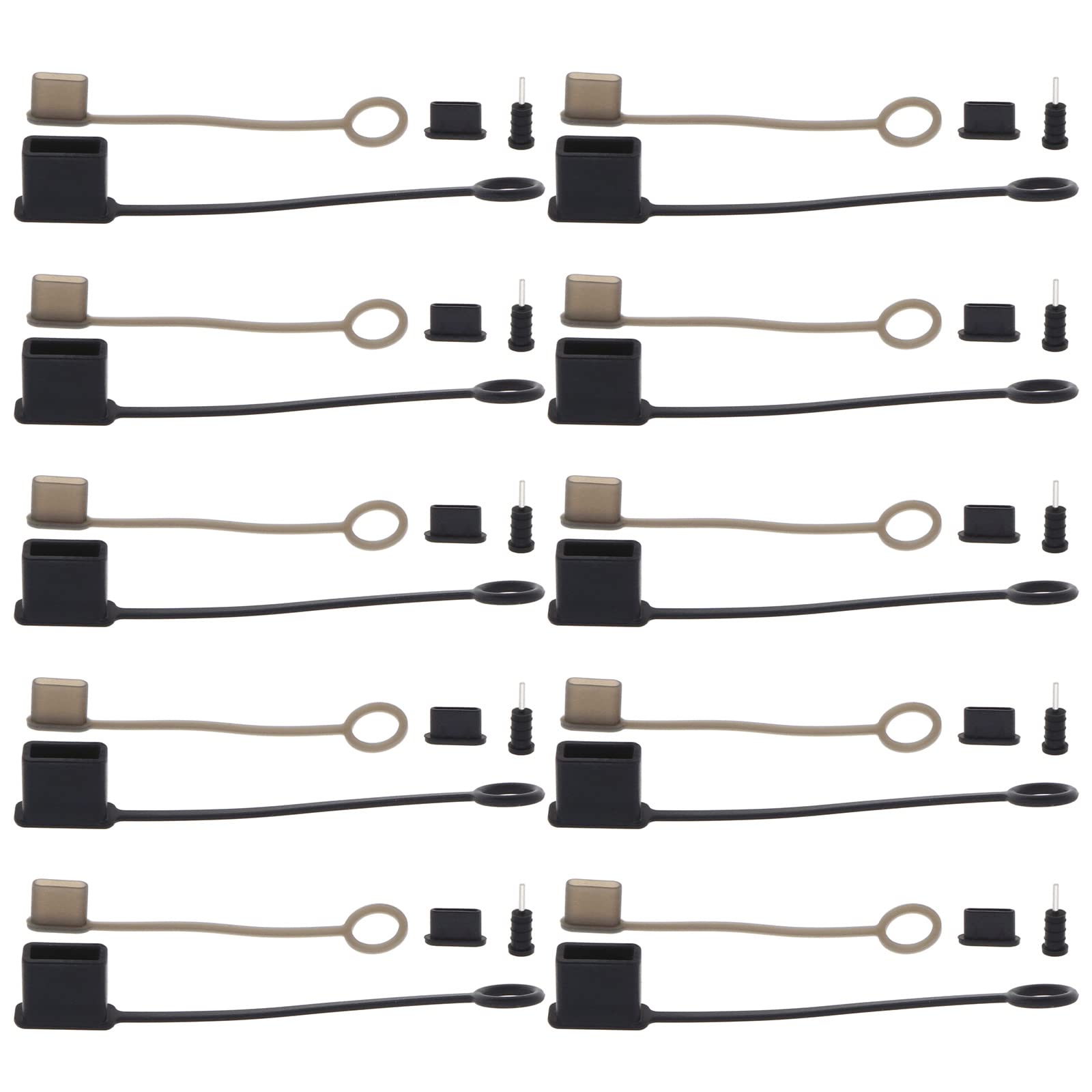 20 Pezzi Copripolvere Per Porta USB - Tappi Antipolvere Protezione Spina, Parallax Digital