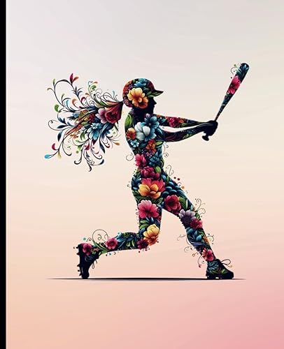 Softball Mindset Notebook - Beach Pink:: COLLEGE Ruled Composition Softball Notebook Journal for Girls Softball - 110 pages - 7.25” x 9.5” - School Softball Gift for Girls