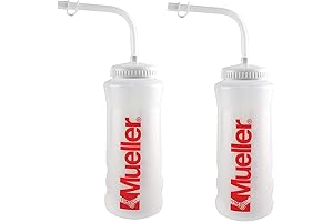 Mueller Football Water Bottle With Straw | 32 Oz Leakproof Sports Water...