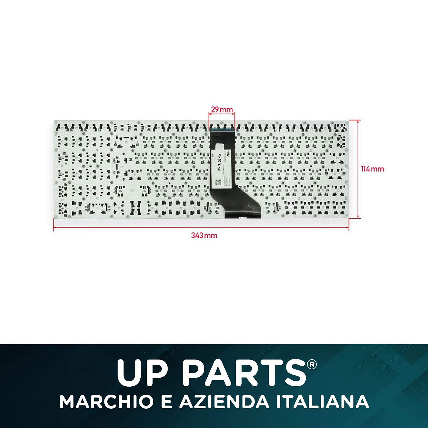 Azienda Italiana Tastiera Italiana Compatibile con Acer per Notebook Aspire A315-21 A315-41 A315-31 A315-51 A315-53 (Senza Frame Colore Nero)