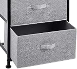 Amazon Basics Fabric 4-Drawer Storage Organizer Unit for Closet, Black