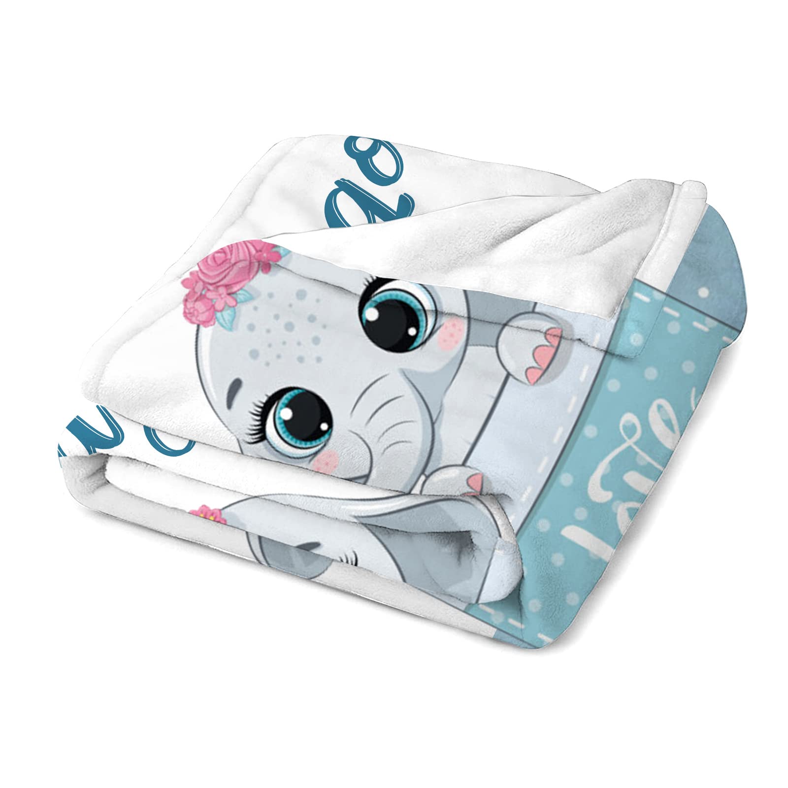 Mantas de bebé personalizadas | Manta de bebé personalizada con nombre | Manta de franela súper suave transpirable para bebé, regalos para recién nacidos (manta de bebé D, 130 x 150 cm)