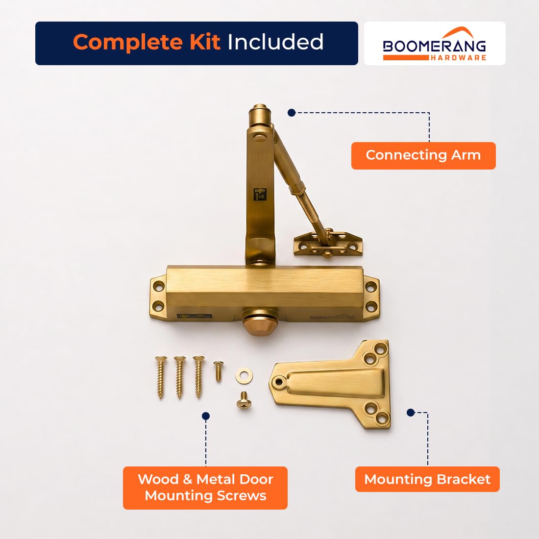 Boomerang D703 Medium-Duty Designer Auto Commercial Door Closer — Amazon image 2