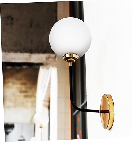 Miniatura 5 de DOITOOL Pantalla de globo de vidrio Accesorios de mesa Mesa blanca Mesas al aire libre Reemplazo de mesa de globo de vidrio Pantalla de lámpara