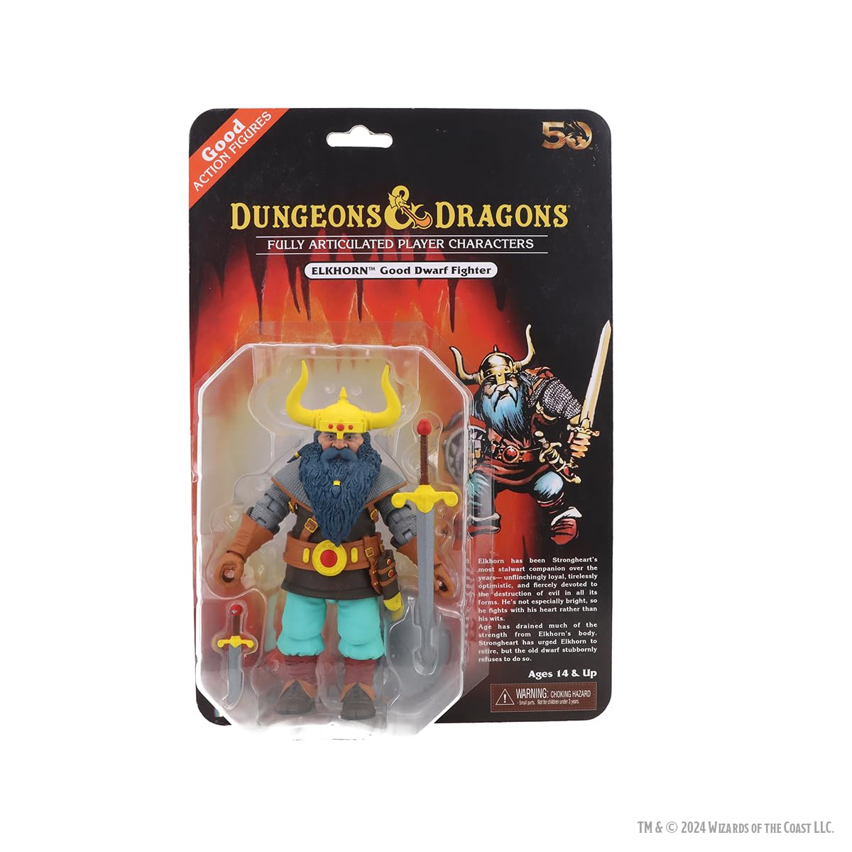 WizKids Dungeons & Dragons Limitowana edycja Elkhorn 50. rocznica 17,8 cm