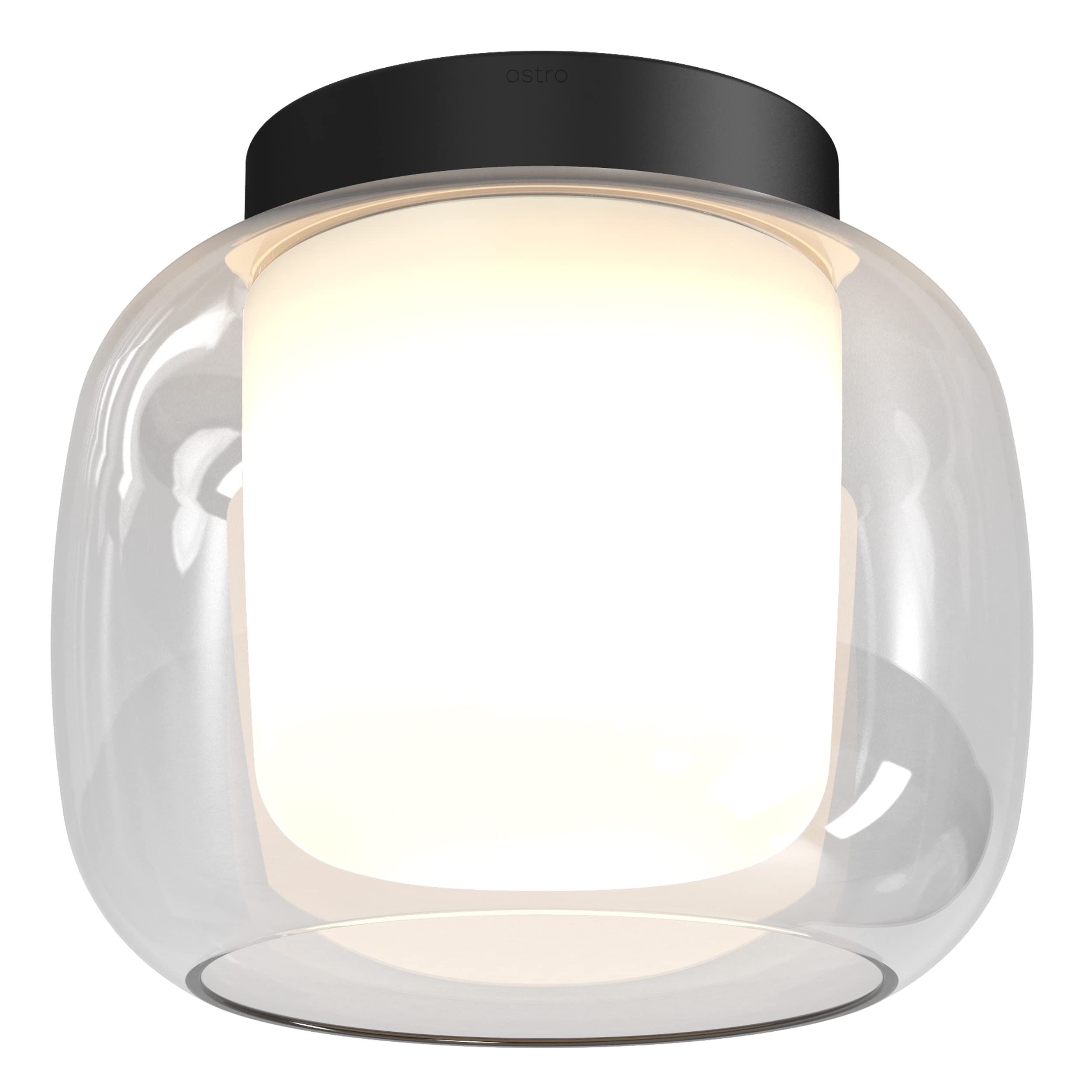 Aquina Ceiling 240 Matt Black Ceiling Light Astro