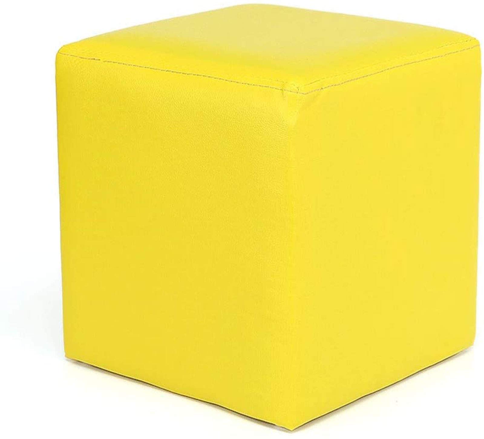 Reposapiés de cuero de 27 cm para sala de estar y sofá en color marrón