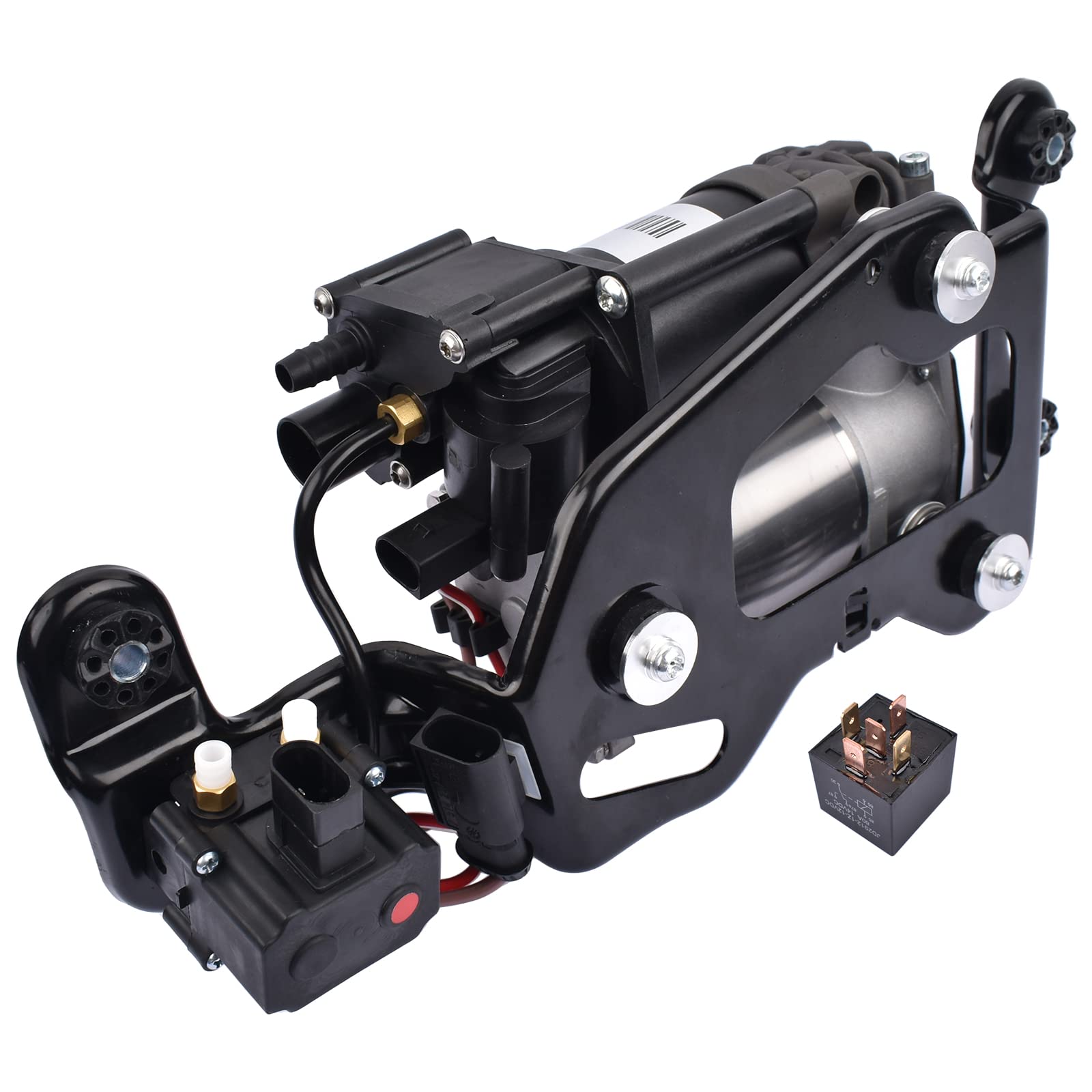 Compresseur de suspension pneumatique avec bloc de valve 37206850555 37206875177 - Compatible avec X5 F15 F85 2013-2018 X6 F16 F86 2014-2018 Huiruhy