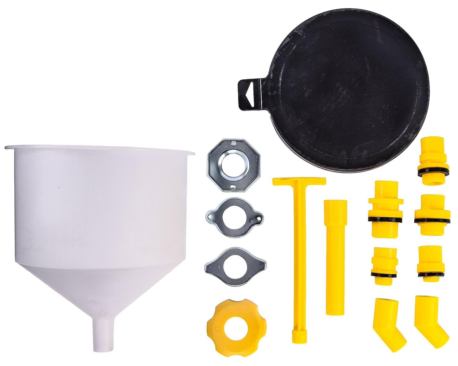 JEGS 51220 No Spill Coolant Filling Funnel Kit Prevents Spills & Trapped Air