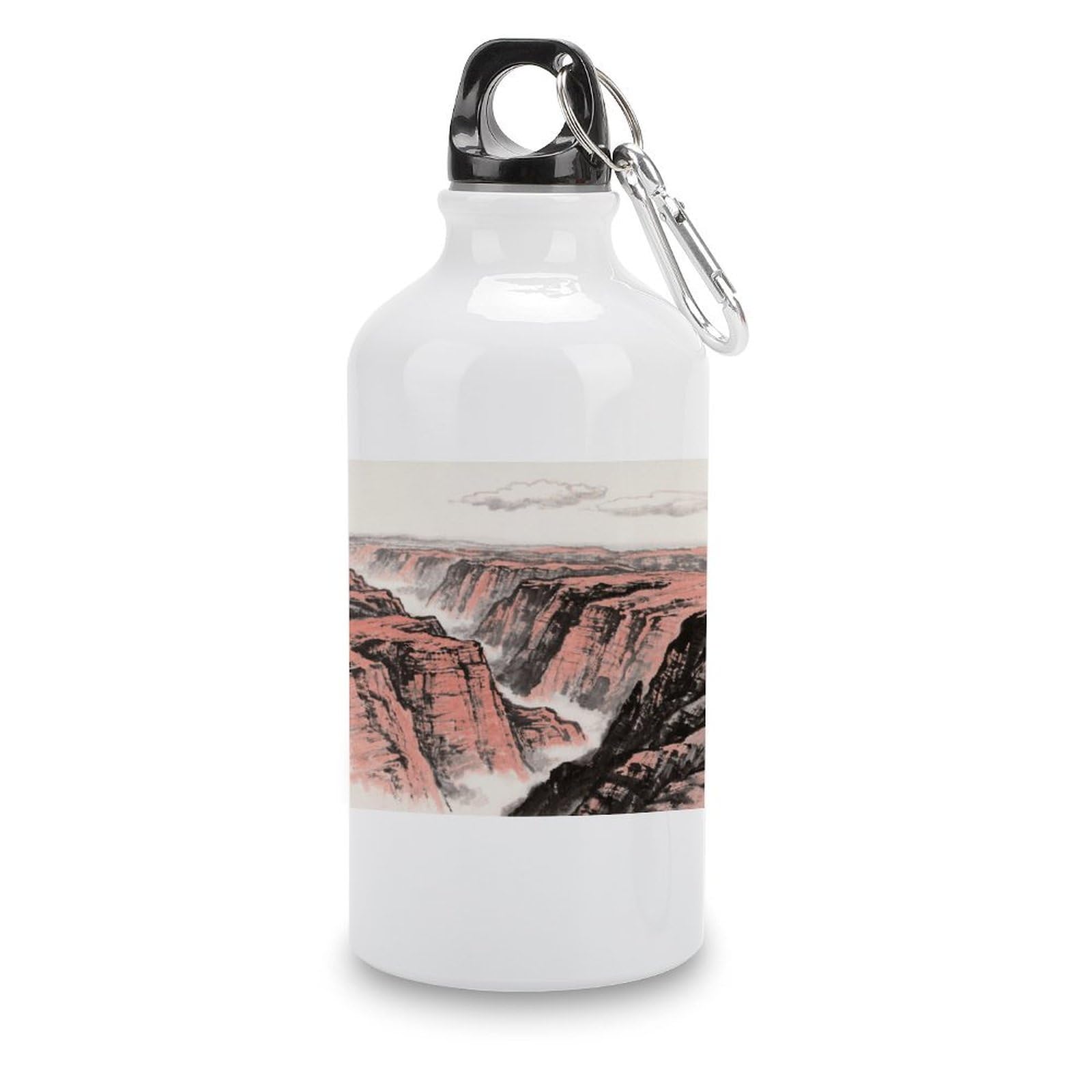 Fekiloot Style Grand Canyon Red Sandstone Aluminum Water Bottle Travel Tumbler Reusable Lightweight Outdoor Sports Water Bottles For Gym Sports Camping Hiking Fishing400ml