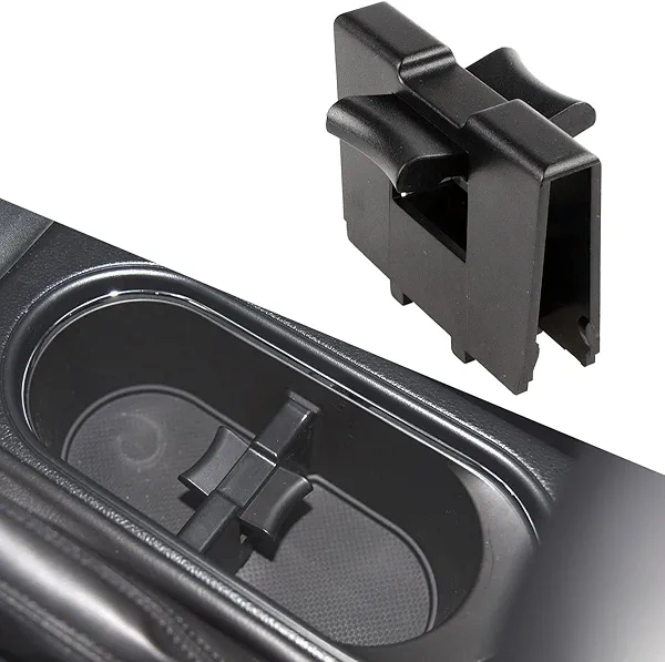RLB-HILON Cup Holder Divider Compatible with Subaru Forester 2014 2015 2016 2017 2018 2019 Year, 92118AJ000 92118AJ001 Black
