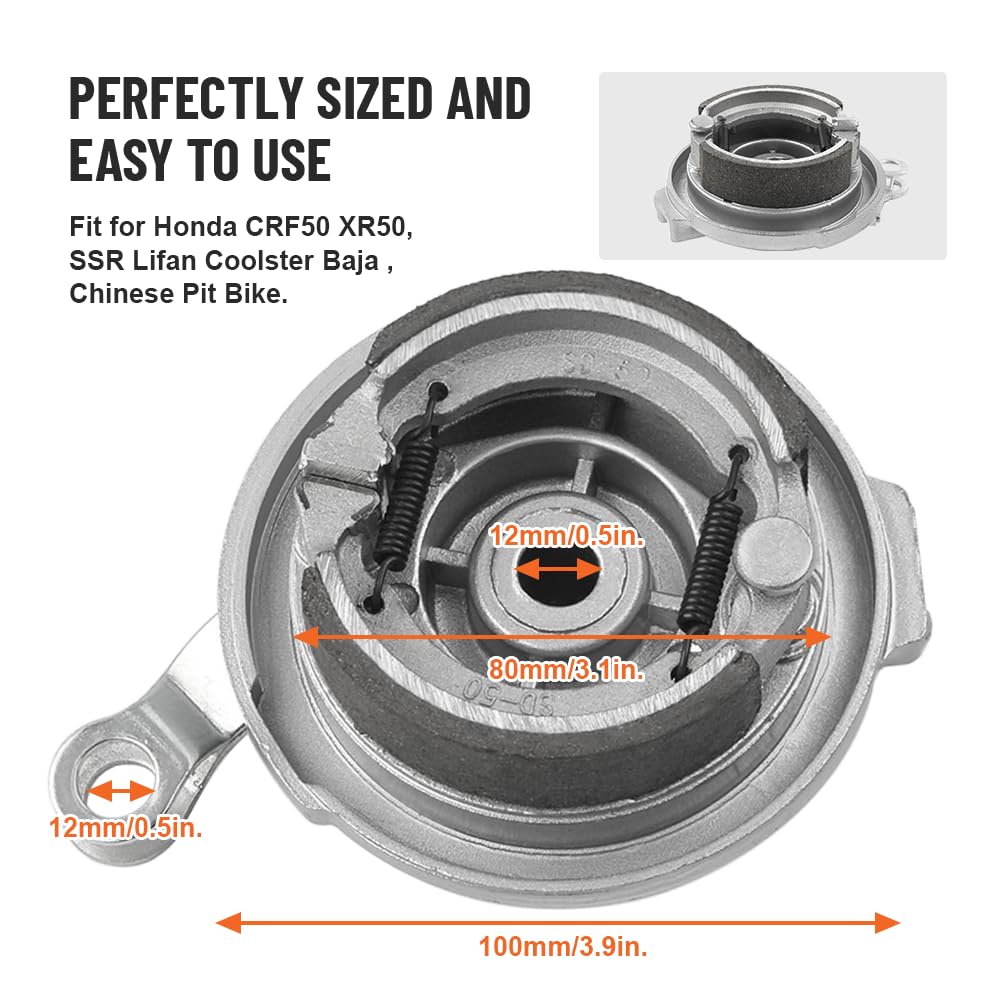 Amazon | GZYF ユニバーサル フロント リア ホイール ブレーキ シュー