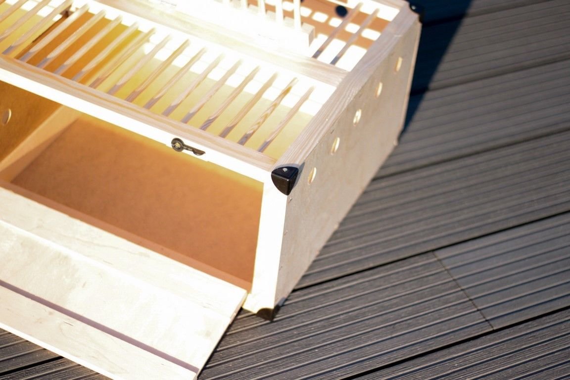 AGROHIT Transportkorb Transportkiste für Tauben 80x40cm mit Sprossen
