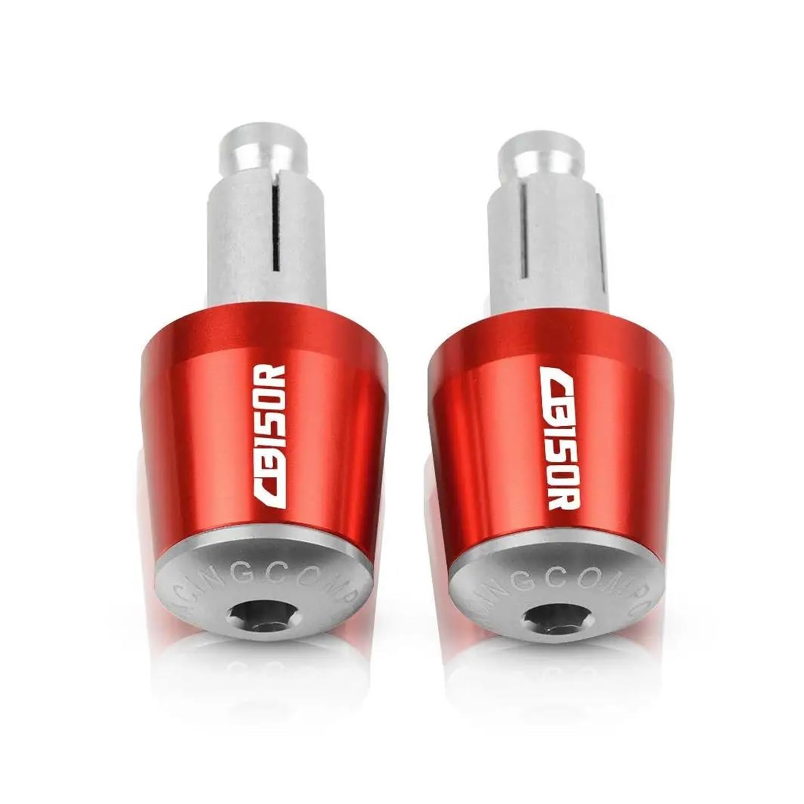 Poignées de guidon antidérapantes 22mm avec embouts anti-vibrations CB150R